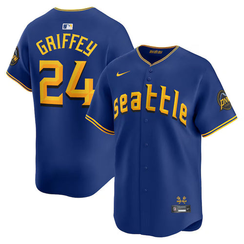 Ken Griffey Jr. Seattle Mariners Retired Player City Connect Jersey – Blue