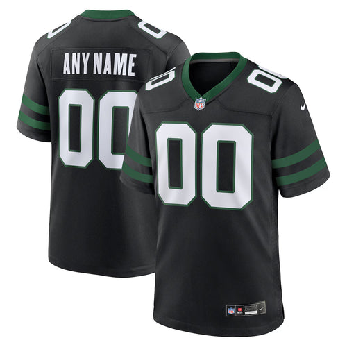 Custom New York Jets Alternate Jersey - Legacy Black