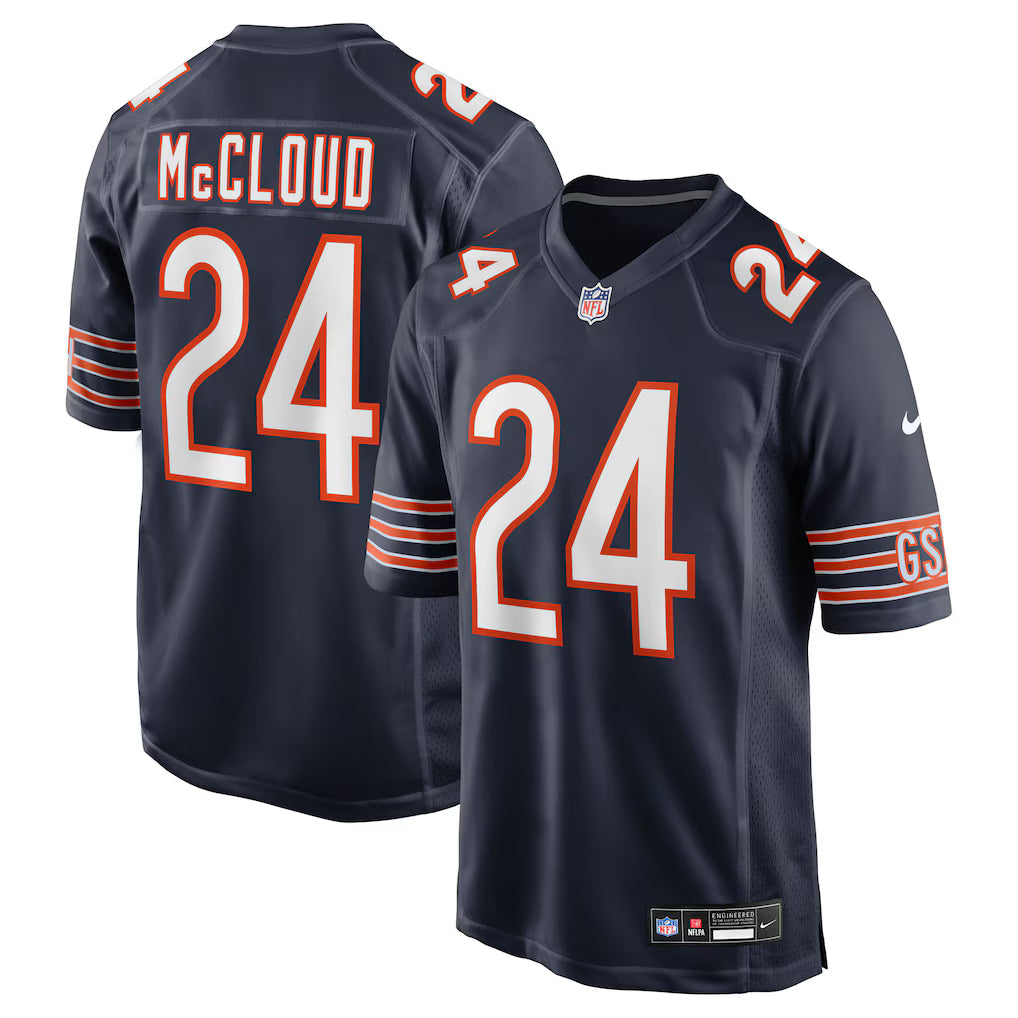 Nick McCloud Chicago Bears Jersey - Navy
