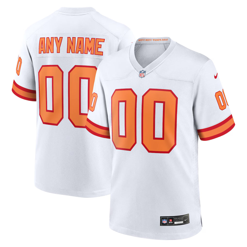 Custom Tampa Bay Buccaneers '76 Jersey - White