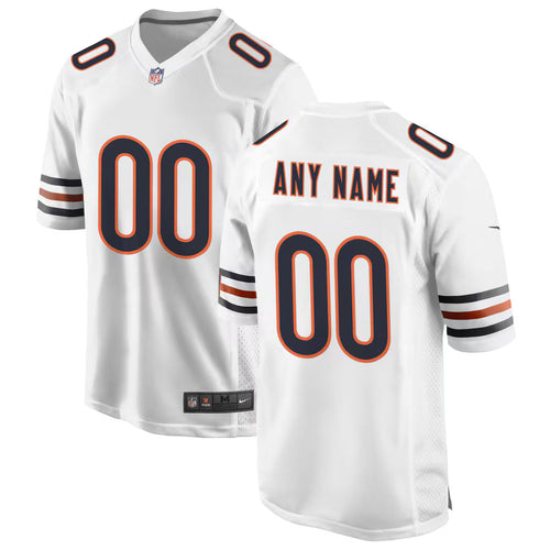 Custom Chicago Bears Jersey - White