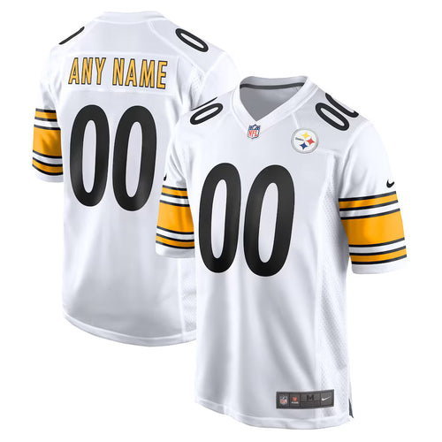 Custom Pittsburgh Steelers Jersey - White