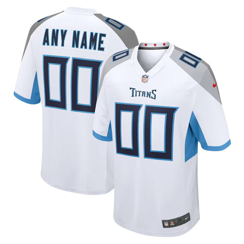 Custom Tennessee Titans Jersey - White