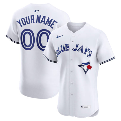Custom Toronto Blue Jays Home Jersey - White