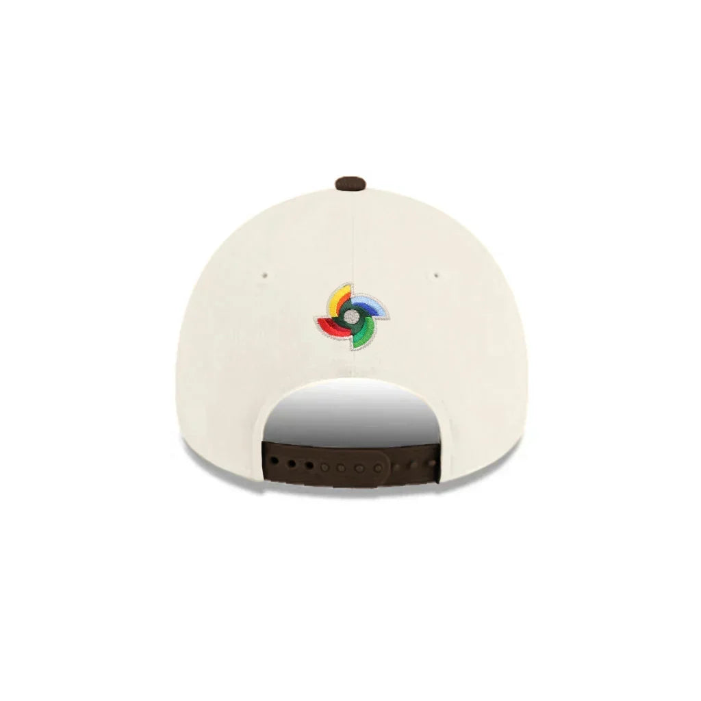 New Era Mexico WBC  9FORTY A-Frame Snapback Hat-Chrome/Walnut