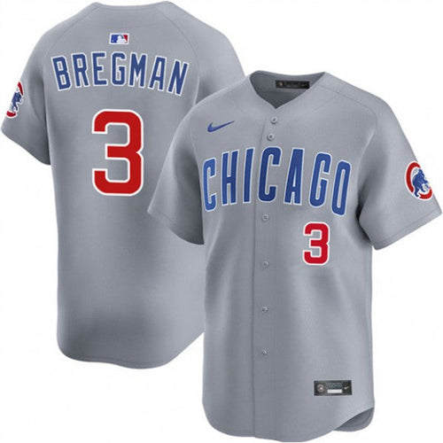 Alex Bregman Chicago Cubs Road Jersey - Gray