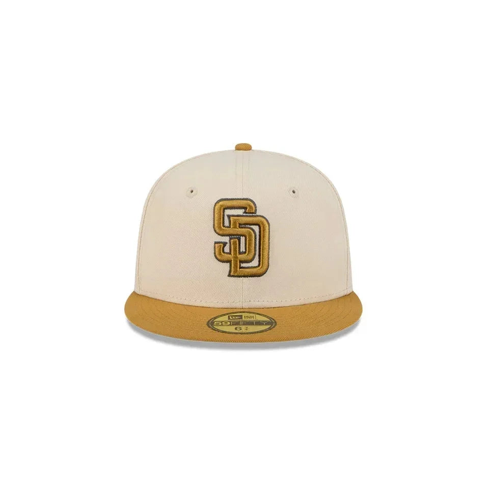 New Era San Diego Padres 2-Tone Color Pack 59FIFTY Fitted Hat-Light Beige/Khaki