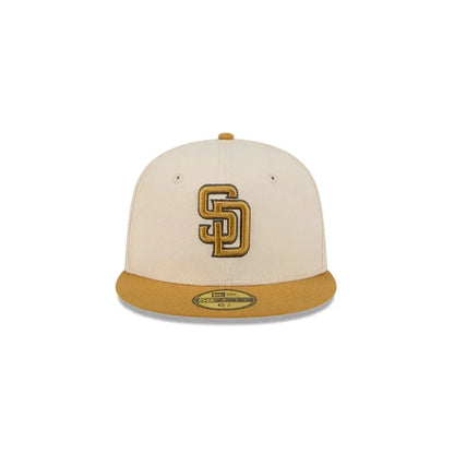 New Era San Diego Padres 2-Tone Color Pack 59FIFTY Fitted Hat-Light Beige/Khaki