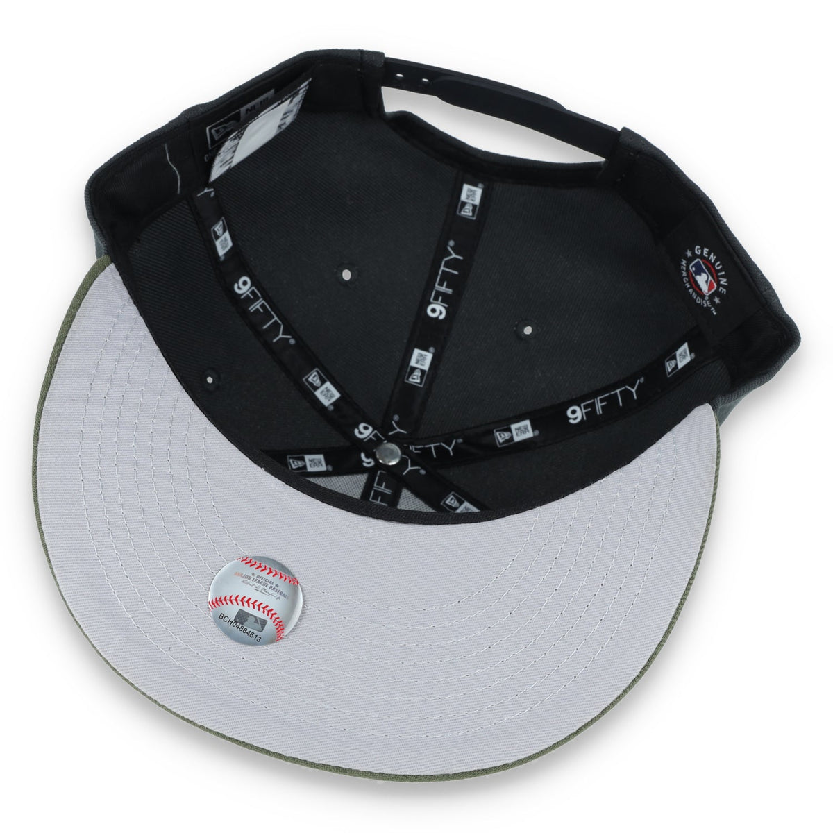 New Era Texas Rangers 2-Tone Color Pack Snapback Hat - Grey/Olive