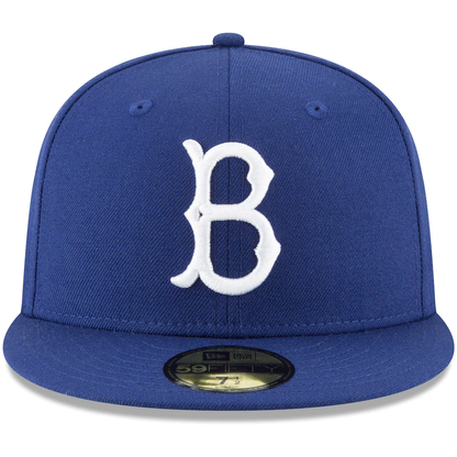 New Era Brooklyn Dodgers Cooperstown Collection Logo 59FIFTY Fitted Hat - Royal