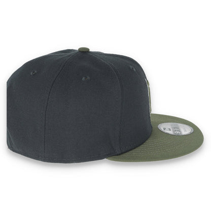 New Era Detroit Tigers 2-Tone Color Pack 9FIFTY Snapback Hat- Grey/Olive
