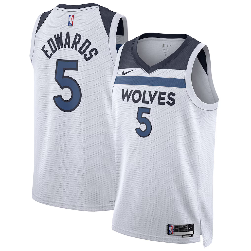 Anthony Edwards Minnesota Timberwolves Unisex Swingman Jersey - Association Edition - White