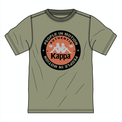 KAPPA AUTHENTIC FRANEKER T-SHIRT -GREEN SALVIA