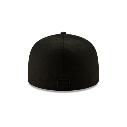 MIAMI MARLINS NEW ERA 59FIFTY FITTED-BLACK ON BLACK
