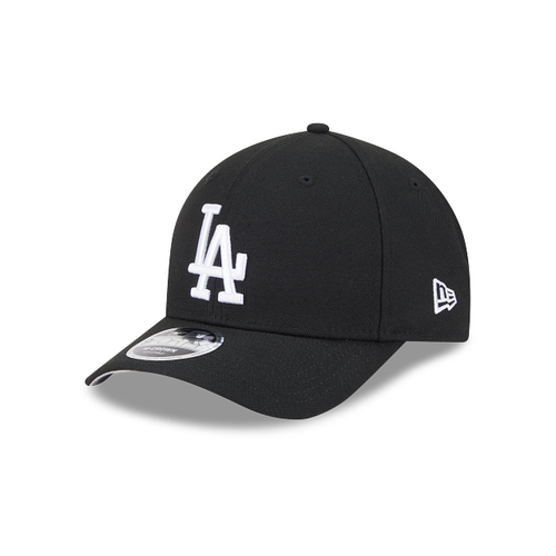 New Era Los Angeles Dodgers 9FORTY M-Crown Adjustable Hat-Black on white
